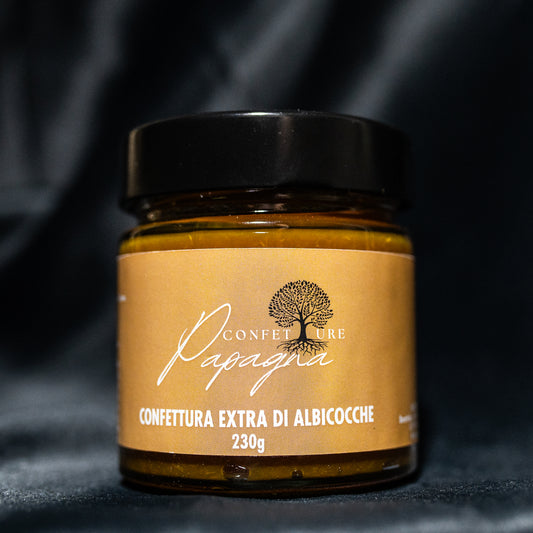 Confettura Extra di Albicocche pugliesi 230g Papagna